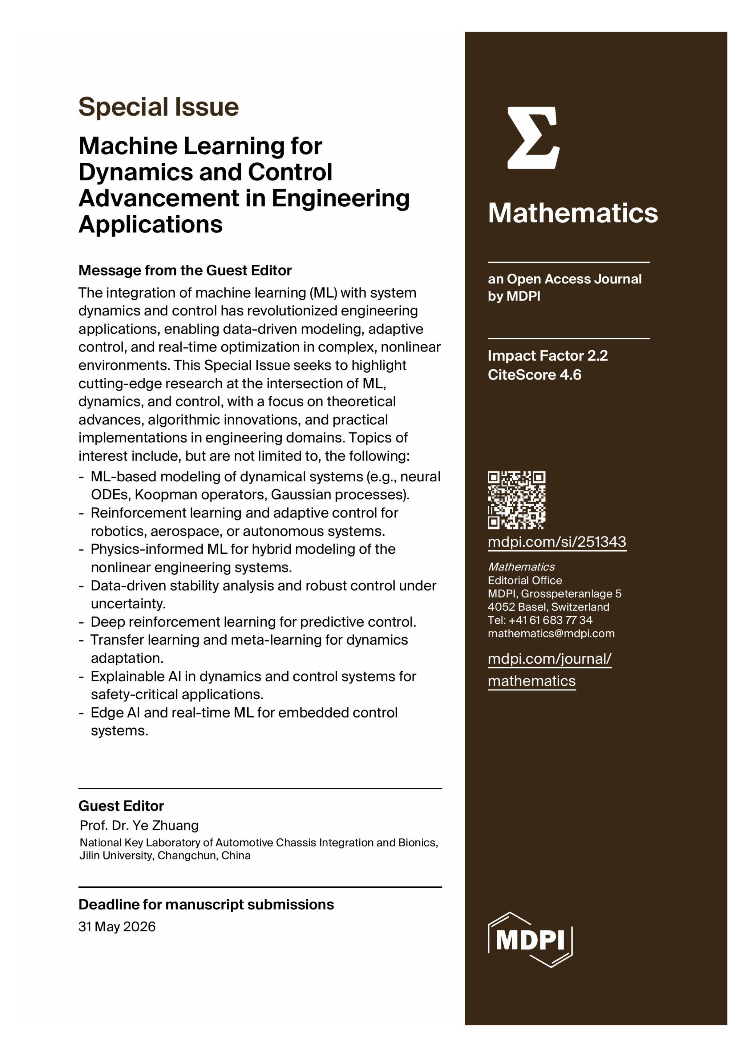 Machine Learning for Dynamics and Control Advancement in Engineering Applications - Flyer.jpg